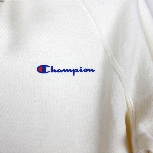 NWT Women Champion High-neck Hoodie Cream Color - Picture 3 of 7